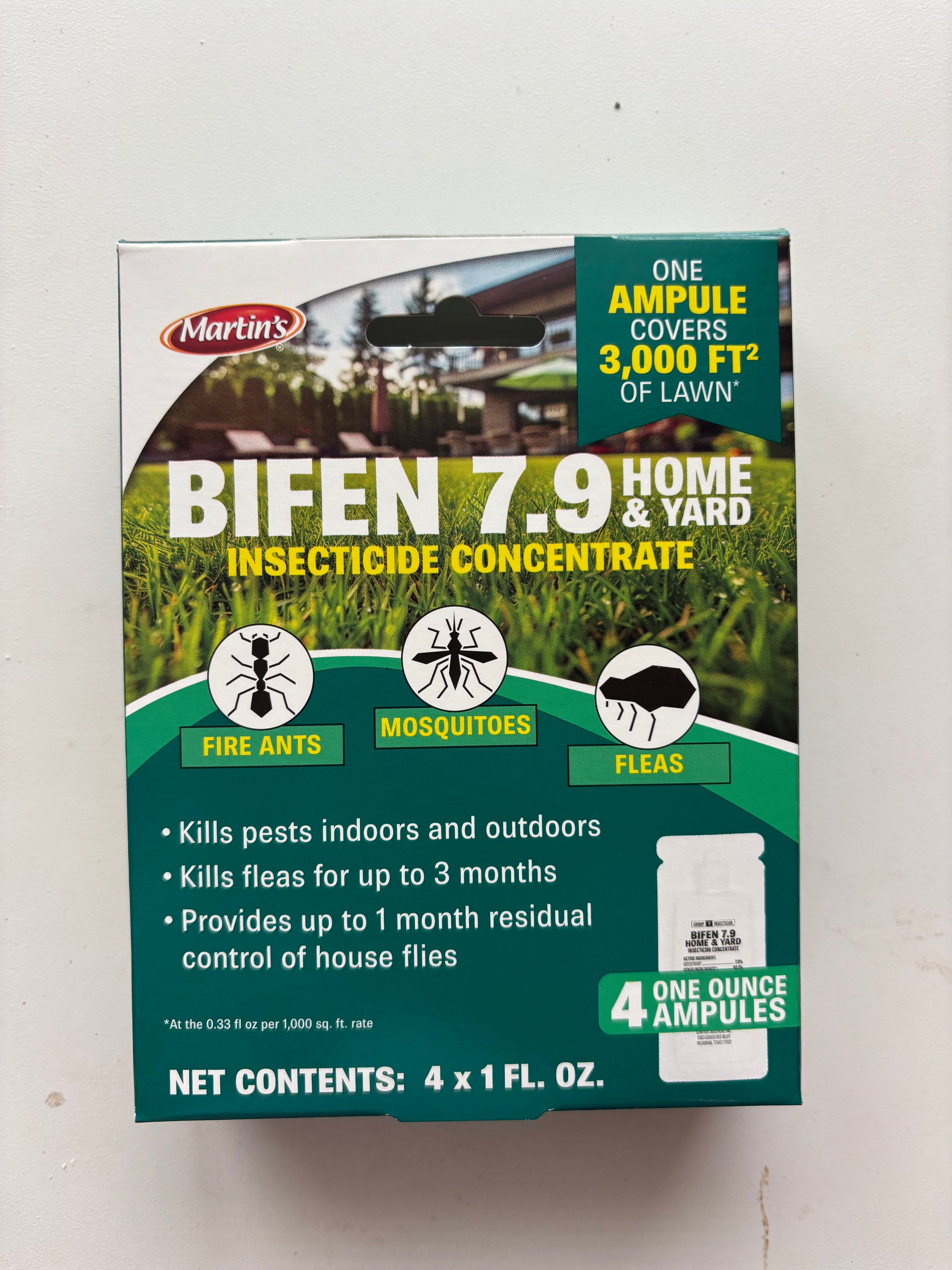Bifen 7.9 Insecticide Concentrate - 4x1 fl oz Ampules